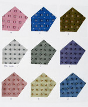 Swatch Book For Necktie Fashion Designs