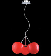 Top Quality Hot Sell Modern Cherry Glass Pendant Lamp. (MD4045-3R)
