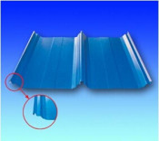 Top Selling Factory Price Yx51-410-820 Sea Blue Corrugated Roofing Sheet for Country House