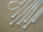 1000pcs 3x150mm White Nylon Cable