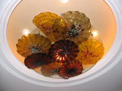 Unique Design Murano Glass Ceiling Lamp for Hotel Decoration (YK-C1)
