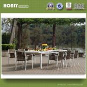 Unique Patio Garden Outdoor Furniture Modern Dining Table Set