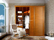 Wardrobe Door Design with E0 Board (H-126)