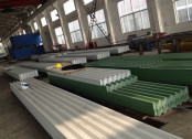 White Color Coated Corrugated Steel Roofing Sheet