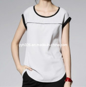 Woman's Upscale Chiffon Sleeveless Blouse Wholesale