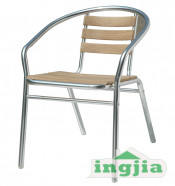 Wood Aluminum Beach Lounge Garden Dining Outdoor Chair (JC-37)