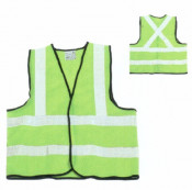 Yellow Fluorescent Roadway Reflective Vest Safety Jacket with CE Approved (MX-003)