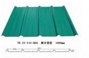 Yx22-213-860 Green Corrugated Roofing Sheet for House