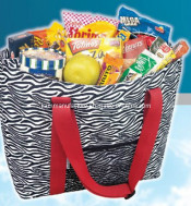 Zebra Printing Tote Cooler Bag (KM4356)