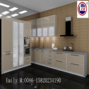 Zh High Gloss MDF Door Kitchen Cabinet (ZHK-010)