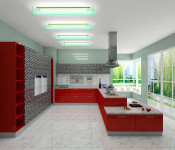 Zhihua Kitchen Cabinets Dubai (LCK2024)