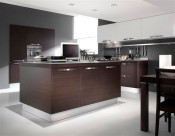 Zhuv High Gloss Door MDF 18mm Kitchen Cabinet (ZHK-004)