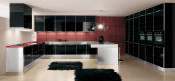 Zhuv High Gloss Door MDF 18mm Kitchen Cabinet (ZHK-005)
