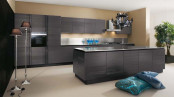 Zhuv High Gloss Door MDF 18mm Kitchen Cabinet (ZHK-006)