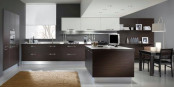 Zhuv High Gloss Door MDF 18mm Kitchen Cabinet (ZHK-011)