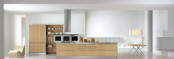 Zhuv High Gloss Door MDF 18mm Kitchen Cabinet (ZHK-012)