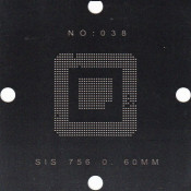 SIS 756 Stencil 80x80mm