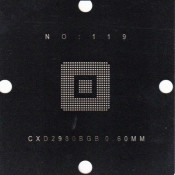 CXD2980BGB Stencil 80x80mm