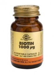 Biotin 1000 mcg Vegetable Capsules