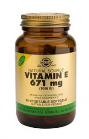 Vitamin E 671 mg (1000 IU) Vegetable Softgels