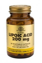 Alpha Lipoic Acid 200 mg Vegetable Capsules	