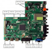 Rowa LCD Controller Board T.MS6M182.81B