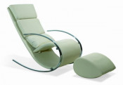 (SX-072) PU Leather Living Room Rocking Chair