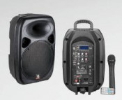 10'' 2-Way Portable Battery Speaker PS-0710bt-Wb