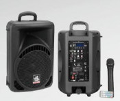10'' 2-Way Portable Battery Speaker PS-2010bt-Wb