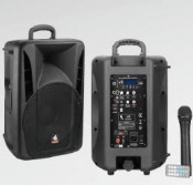 10'' 2-Way Portable Battery Speaker PS-2710bt-Wb