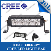 10" 40W CREE LED Light Bar 4*10W Single Row Work Light Bar, 4X4 LED Driving Light, Auto Vehicle Fog Light