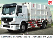10m3 HOWO Rear-Loading Compressed Garbage Truck (QDZ5120ZYSZH)