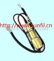 11e1-60100 Fuel Shutdown Solenoid Valve for Hyundai Excavator R210-7, 12V
