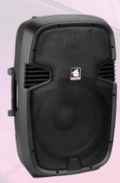 12'' 2-Way Portable Battery Speaker PS-1212bt-Wb