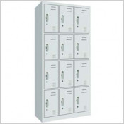 12 Doors Metal Wardrobe with Locker