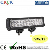12" Dual Row 72W LED Light Bar with CREE LEDs (CK-BC21203)