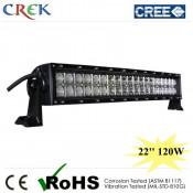 120W 22'' Curved Dual Row LED Light Bar 9600lm, CE RoHS IP68 (CK-BC22003C)