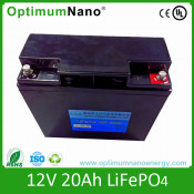 12V 20ah LiFePO4 Battery Used for LED Lighting