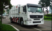 12m3 HOWO Sinotruk Rear-Loading Compressed Garbage Truck (QDZ5163ZYSZH)