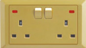 13A Wall Switch, Malaysia Wall Switched Socket