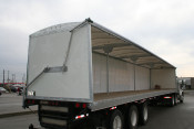 13m Tri Axle Dry Bulk Cargo Curtain Semi Trailer