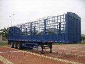 13m Tri-Axle Stake Semi Ttrailer for Cow Transportation
