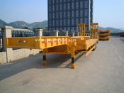 14.5m Tri-Axle Low Bed Semi-Trailer