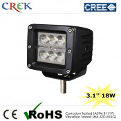 1440lm 3'' Inch 18W Square LED Work Light (CK-WC0603A)
