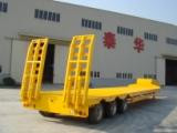 16m Three-Axle Heavy Duty Lowbed Flat Panel Semi Trailer (FTW9360)