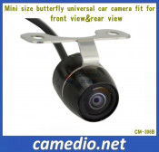 170 Degree Butterfly 480 TV Lines CMOS Universal Waterproof Car Camera Rearview