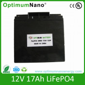 17ah 12V Lpo4 Battery for Solar System with 2000 Cycles