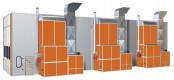 18m 75mm Insulations EPS Heat Spraying and Baking Portable Industrial Spray Booths