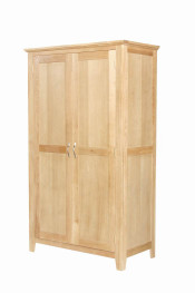 2 Door Wardrobe/Full Hanging Wardrobe/ Solid Oak Wardrobe/Wooden Furniture