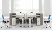 2 Person Modern Office Partitions Workstations (HF-CB002)